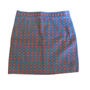 Marc jacobs Molly check denim skirt size 6